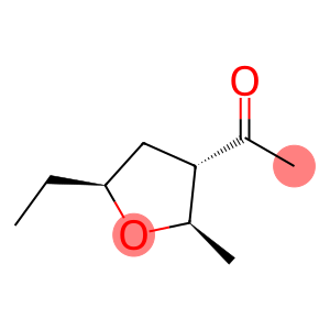 Ethanone, 1-(5-ethyltetrahydro-2-methyl-3-furanyl)-, (2alpha,3beta,5alpha)- (9CI)