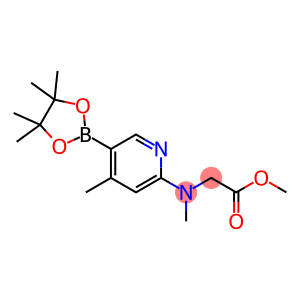 Methyl 2-(Methyl(4-Methyl-5-(4,4,5,5-tetraMethyl-1,3,2-dioxaborolan-2-yl)pyridin-2-yl)aMino)acetate