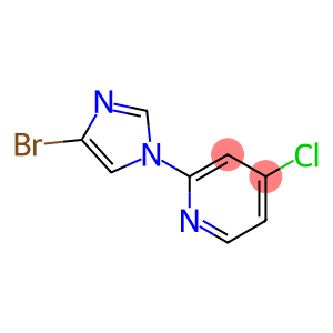 Pyridine, 2-(4-bromo-1H-imidazol-1-yl)-4-chloro-