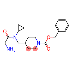 4-{[(2-AMino-acetyl)-cyclopropyl-aMino]-Methyl}-piperidine-1-carboxylic acid benzyl ester
