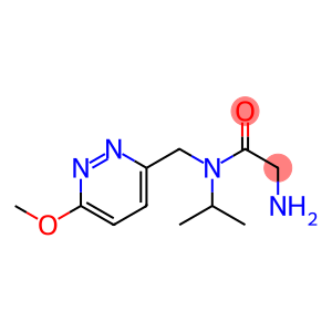 2-amino-N-[(6-methoxypyridazin-3-yl)methyl]-N-propan-2-ylacetamide