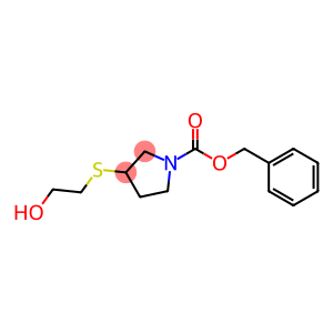 3-(2-Hydroxy-ethylsulfanyl)-pyrrolidine-1-carboxylic acid benzyl ester