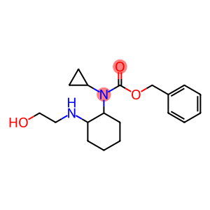 Cyclopropyl-[2-(2-hydroxy-ethylaMino)-cyclohexyl]-carbaMic acid benzyl ester