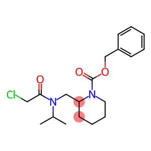 benzyl 2-[[(2-chloroacetyl)-propan-2-ylamino]methyl]piperidine-1-carboxylate