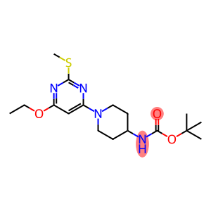 [1-(6-乙氧基-2-甲硫基-嘧啶-4-基)-哌啶-4-基]-氨基甲酸叔丁基酯