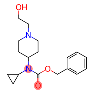 Cyclopropyl-[1-(2-hydroxy-ethyl)-piperidin-4-yl]-carbaMic acid benzyl ester