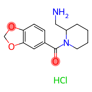 (2-氨基甲基-哌啶-1-基)-苯并[1,3]二氧杂环戊烯-5-基-甲酮盐酸盐