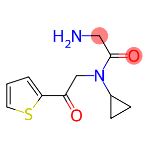 2-AMino-N-cyclopropyl-N-(2-oxo-2-thiophen-2-yl-ethyl)-acetaMide