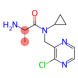 (2S)-2-amino-N-[(3-chloropyrazin-2-yl)methyl]-N-cyclopropylpropanamide