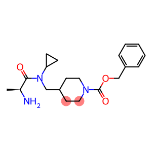 4-{[((S)-2-AMino-propionyl)-cyclopropyl-aMino]-Methyl}-piperidine-1-carboxylic acid benzyl ester