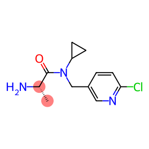 (2S)-2-amino-N-[(6-chloropyridin-3-yl)methyl]-N-cyclopropylpropanamide