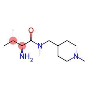 (2S)-2-amino-N,3-dimethyl-N-[(1-methylpiperidin-4-yl)methyl]butanamide