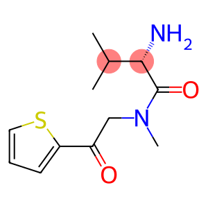 (2S)-2-amino-N,3-dimethyl-N-(2-oxo-2-thiophen-2-ylethyl)butanamide