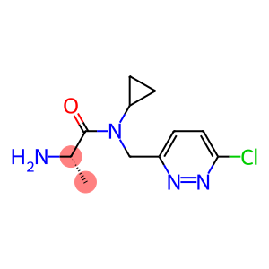 (2S)-2-amino-N-[(6-chloropyridazin-3-yl)methyl]-N-cyclopropylpropanamide