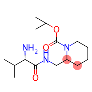 1-Piperidinecarboxylic acid, 2-[[[(2S)-2-amino-3-methyl-1-oxobutyl]amino]methyl]-, 1,1-dimethylethyl ester