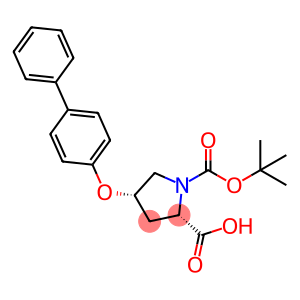 (2S,4S)-4-([1,1'-BIPHENYL]-4-YLOXY)-1-(TERT-BUTOXYCARBONYL)-2-PYRROLIDINECARBOXYLIC ACID