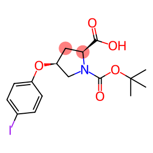 (2S,4S)-1-(TERT-BUTOXYCARBONYL)-4-(4-IODOPHENOXY)-2-PYRROLIDINECARBOXYLIC ACID