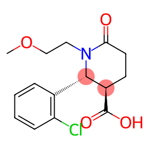 (2R,3R)-2-(2-Chloro-phenyl)-1-(2-methoxy-ethyl)-6-oxo-piperidine-3-carboxylic aci