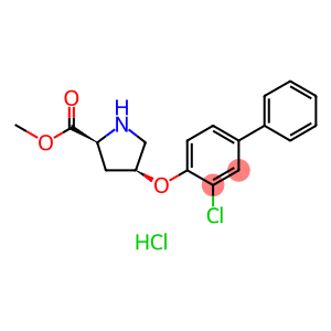 Methyl (2S,4S)-4-[(3-chloro[1,1'-biphenyl]-4-yl)-oxy]-2-pyrrolidinecarboxylate hydrochloride
