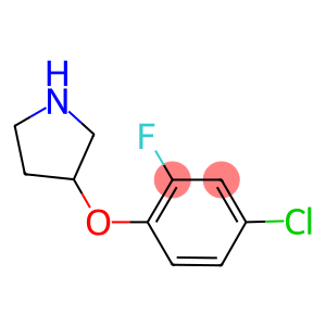 3-(4-Chloro-2-fluorophenoxy)pyrrolidine hydrochloride