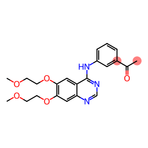 Ethanone, 1-[3-[[6,7-bis(2-methoxyethoxy)-4-quinazolinyl]amino]phenyl]-