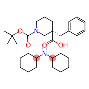 (S)-Boc-3-benzyl-piperidine-3-carboxylic acid.DCHA