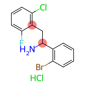 1-(2-bromophenyl)-2-(2-chloro-6-fluorophenyl)ethan-1-amine hydrochloride