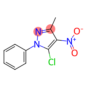 1H-Pyrazole, 5-chloro-3-methyl-4-nitro-1-phenyl-