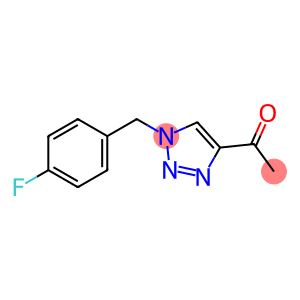 1-{1-[(4-Fluorophenyl)methyl]-1H-1,2,3-triazol-4-yl}ethan-1-one