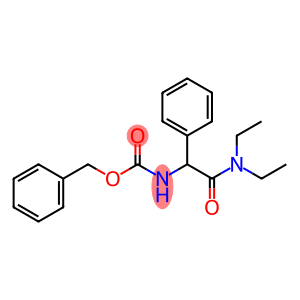 Phenylmethyl N-[2-(diethylamino)-2-oxo-1-phenylethyl]carbamate