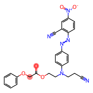 2-[(2-cyanoethyl)[4-[(2-cyano-4-nitrophenyl)azo]phenyl]amino]ethyl phenoxyacetate
