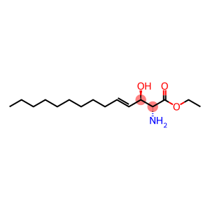 4-Tetradecenoic acid, 2-amino-3-hydroxy-, ethyl ester, (2R,3R,4E)-