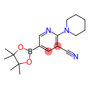 3-Pyridinecarbonitrile, 2-(1-piperidinyl)-5-(4,4,5,5-tetramethyl-1,3,2-dioxaborolan-2-yl)-