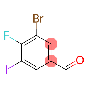 3-BroMo-4-fluoro-5-iodobenzaldehyde, 97%