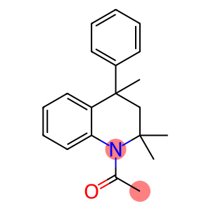 Ethanone, 1-(3,4-dihydro-2,2,4-trimethyl-4-phenyl-1(2H)-quinolinyl)-