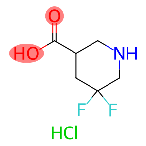 3-Piperidinecarboxylic acid, 5,5-difluoro-, hydrochloride (1:1)