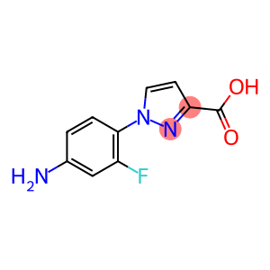 1-(4-Amino-2-fluoro-phenyl)-1H-pyrazole-3-carboxylic acid