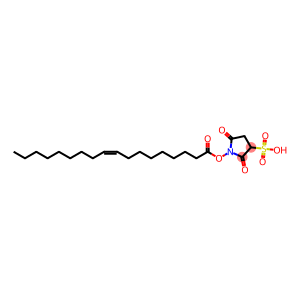 3-Pyrrolidinesulfonic acid, 2,5-dioxo-1-[[(9Z)-1-oxo-9-octadecenyl]oxy]-