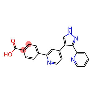 Benzoic acid, 4-[4-[3-(2-pyridinyl)-1H-pyrazol-4-yl]-2-pyridinyl]-