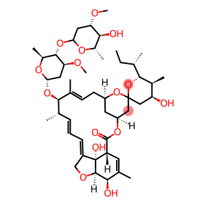 (13R,23S)-22,23-Dihydro-5-o-demethyl-23-hydroxyavermectin A(sub 1A)