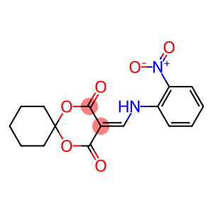 3-(((2-nitrophenyl)amino)methylene)-1,5-dioxaspiro[5.5]undecane-2,4-dione