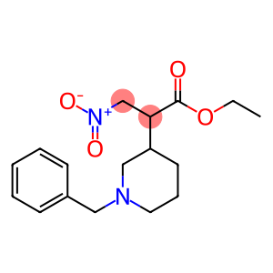 乙基 2-(1-苯甲基哌啶-3-基)-3-硝基丙酯