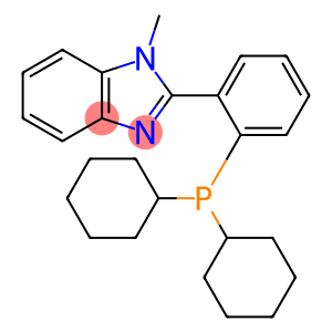 2-(2-(二环己基膦基)苯基)-1-甲基-1H-苯并[d]咪唑