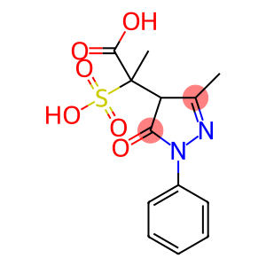 4,5-Dihydro-α,3-diMethyl-5-oxo-1-phenyl-α-sulfo-1H-pyrazole-4-acetic Acid