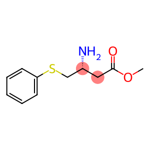 Butanoic acid, 3-amino-4-(phenylthio)-, methyl ester, (3R)-