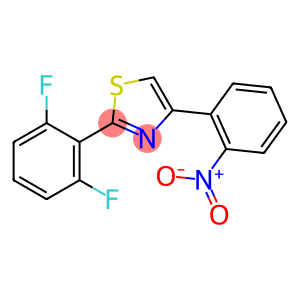 2-(2,6-difluorophenyl)-4-(2-nitrophenyl)-1,3-thiazole