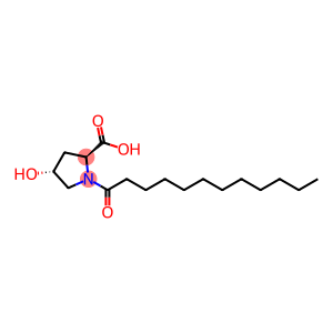 L-Proline, 4-hydroxy-1-(1-oxododecyl)-, (4R)-