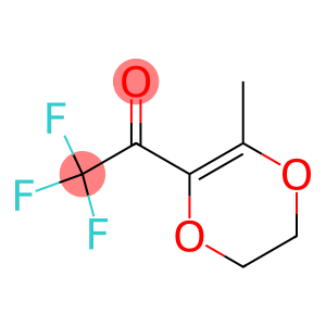 Ethanone, 1-(5,6-dihydro-3-methyl-1,4-dioxin-2-yl)-2,2,2-trifluoro- (9CI)