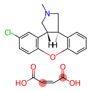 (3aR,12bR)-5-chloro-2-methyl-2,3,3a,12b-tetrahydro-1H-dibenzo[2,3:6,7]oxepin[4,5-c]pyrrole maleate