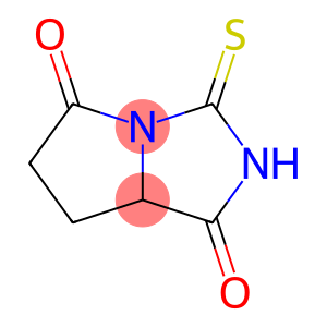 1H-Pyrrolo[1,2-c]imidazole-1,5(6H)-dione,tetrahydro-3-thioxo-(9CI)